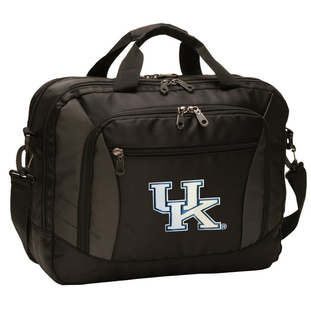 NCAA Kentucky Wildcats Black Leather Laptop Messenger Bag NCAA Kentucky Wildcats Black Leather Laptop Messenger Bag